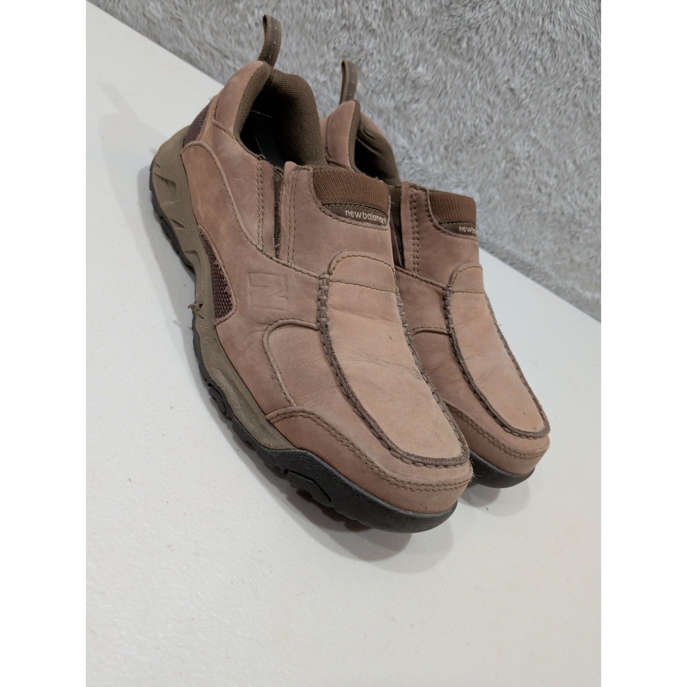 New Balance Mens Walking Slip On Sneakers Brown MW750BR Size 8.5